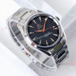 (VS)Best Replica Omega Seamaster Aqua Terra VSF 8500 Watch Stainless Steel Wave Dial